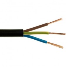  Καλώδιο Καουτσούκ H05RR-F 3x1mm² Μαύρο